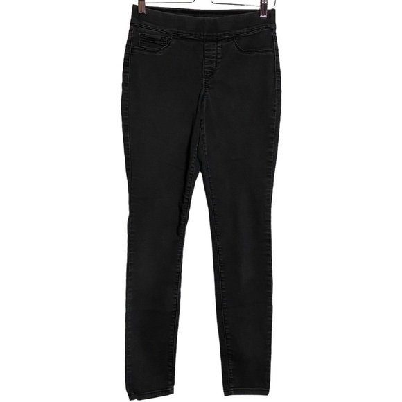 Nine West Jeans Black Heidi Pull On Skinny Jeggings Ankle Length 4 - Picture 1 of 16